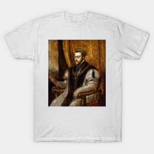 King Philip II of Spain by Titian T-Shirt